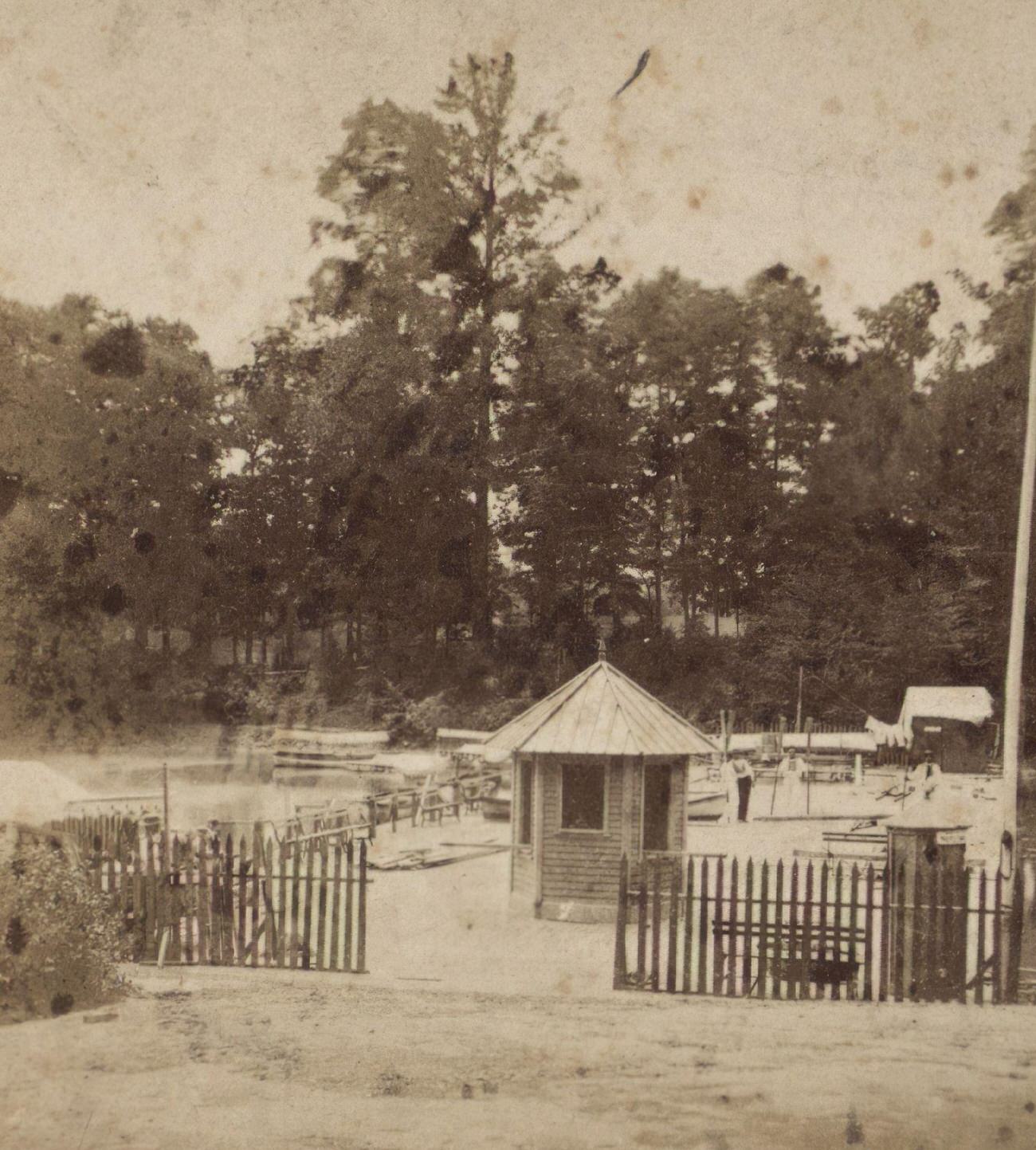 Boat Landing In Prospect Park, Brooklyn, 1871