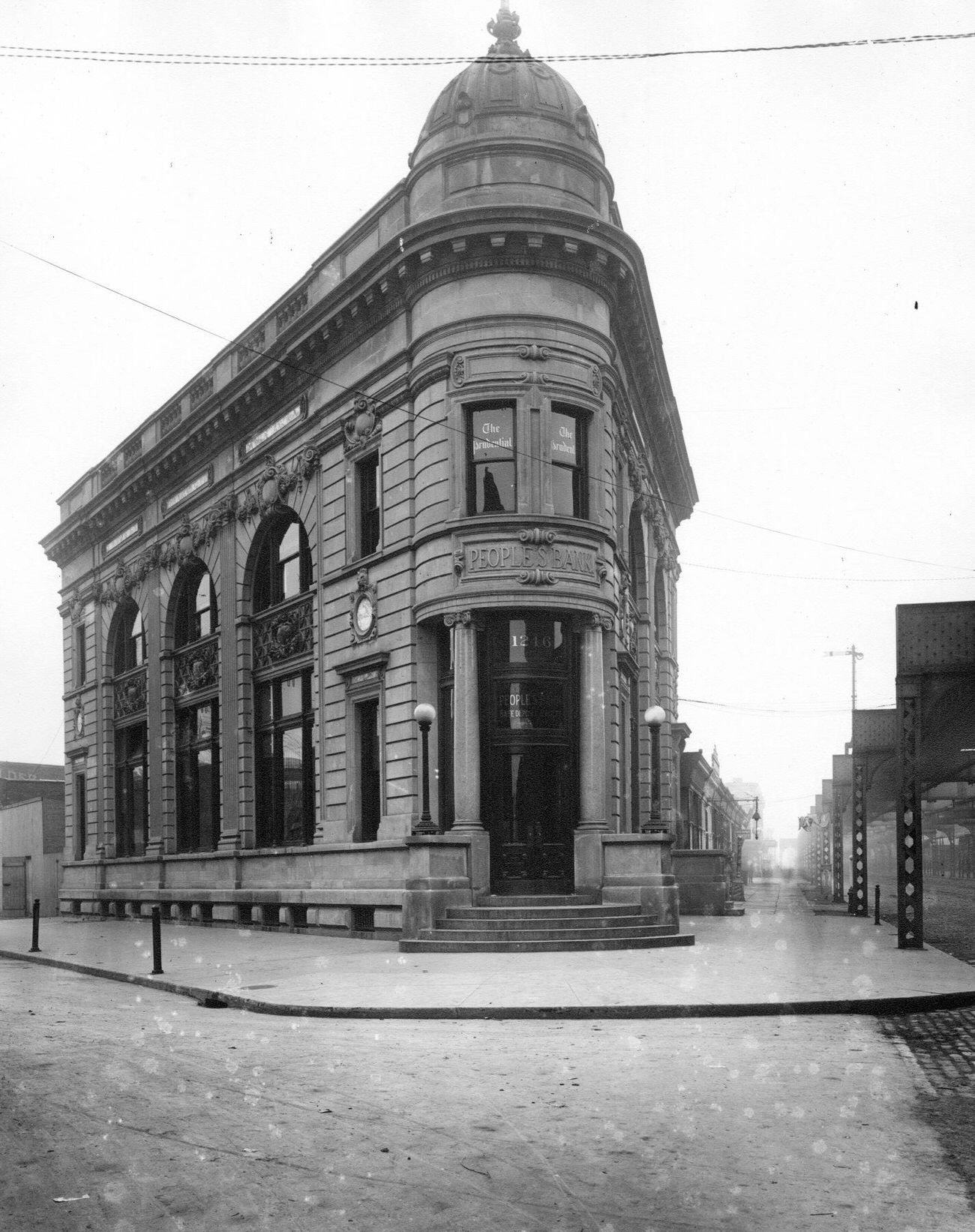 Peoples' Bank On Broadway And Green Avenue, Brooklyn, 1895