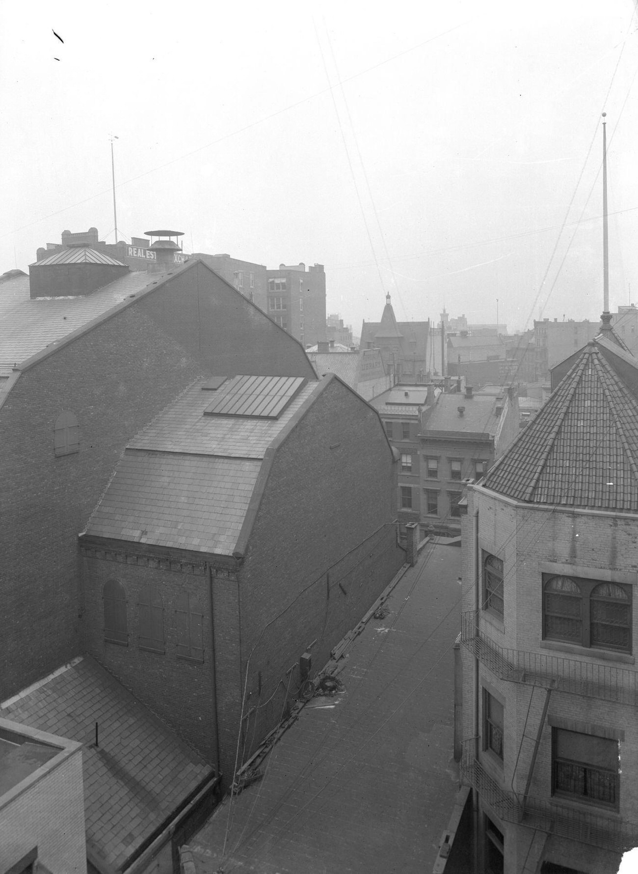 Rooftop View Of Brooklyn Academy Of Music, Brooklyn, 1895