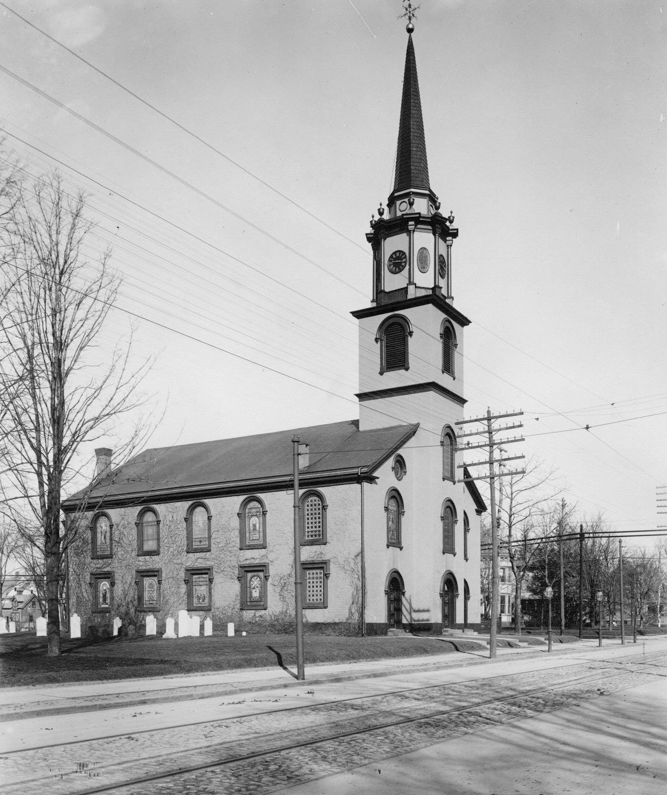 Flatbush Reformed Church At Flatbush Avenue And Church Lane, Brooklyn, 1895
