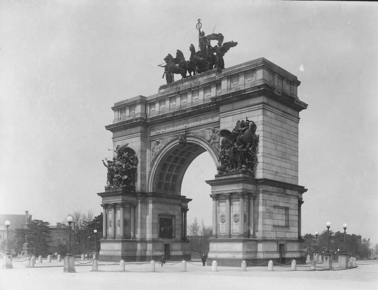 Triumphal Arch At Grand Army Plaza, Brooklyn, 1895