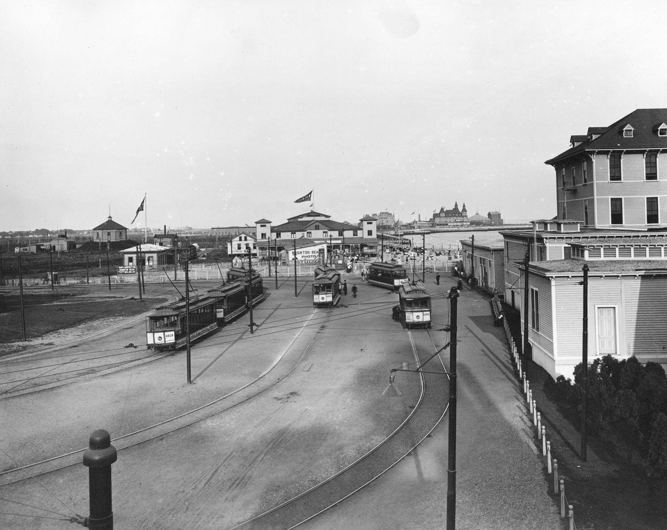 Brighton Beach Transit Circle, Brooklyn, Late 1890S.