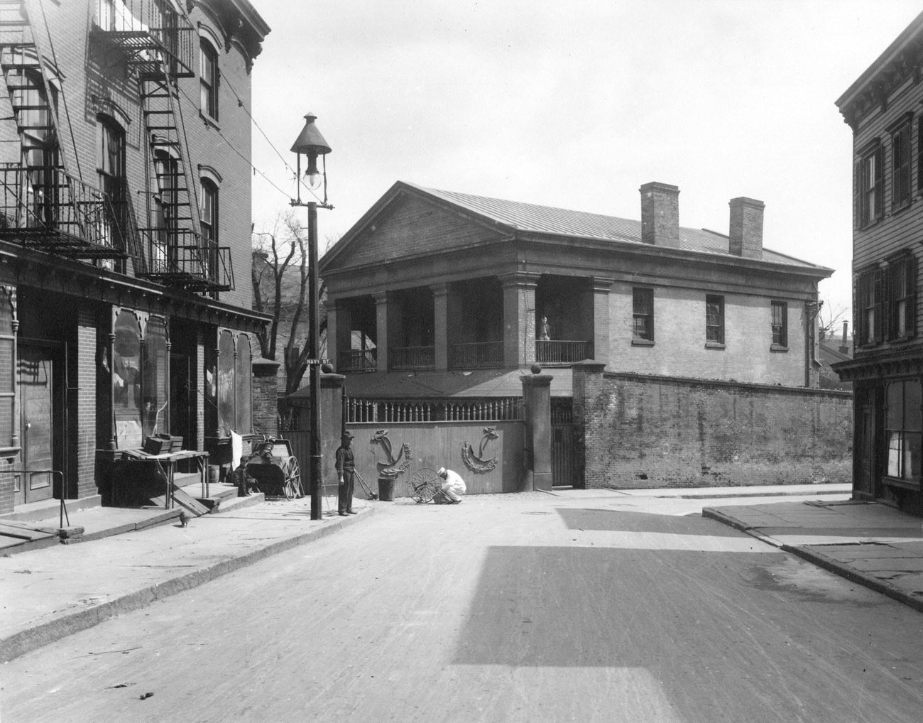 Navy Street Near Brooklyn Navy Yard, Brooklyn, 1895.