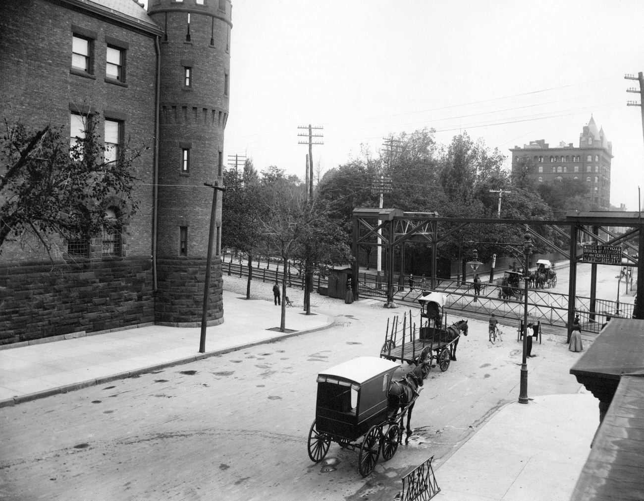 23Rd Regiment Armory On Bedford And Atlantic Avenues, Brooklyn, 1895.