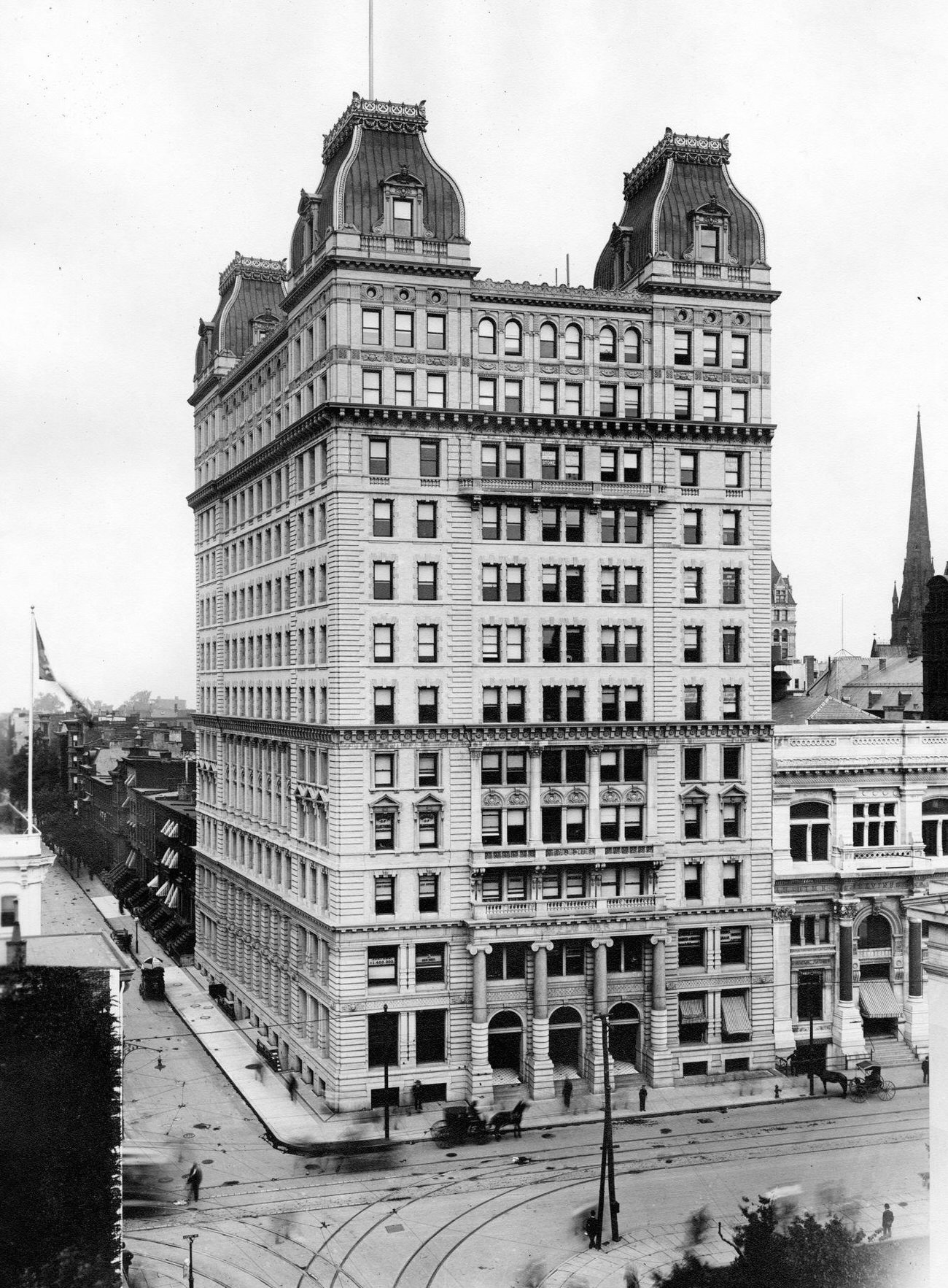 Temple Bar Building And Dime Savings Bank, Brooklyn, 1895.
