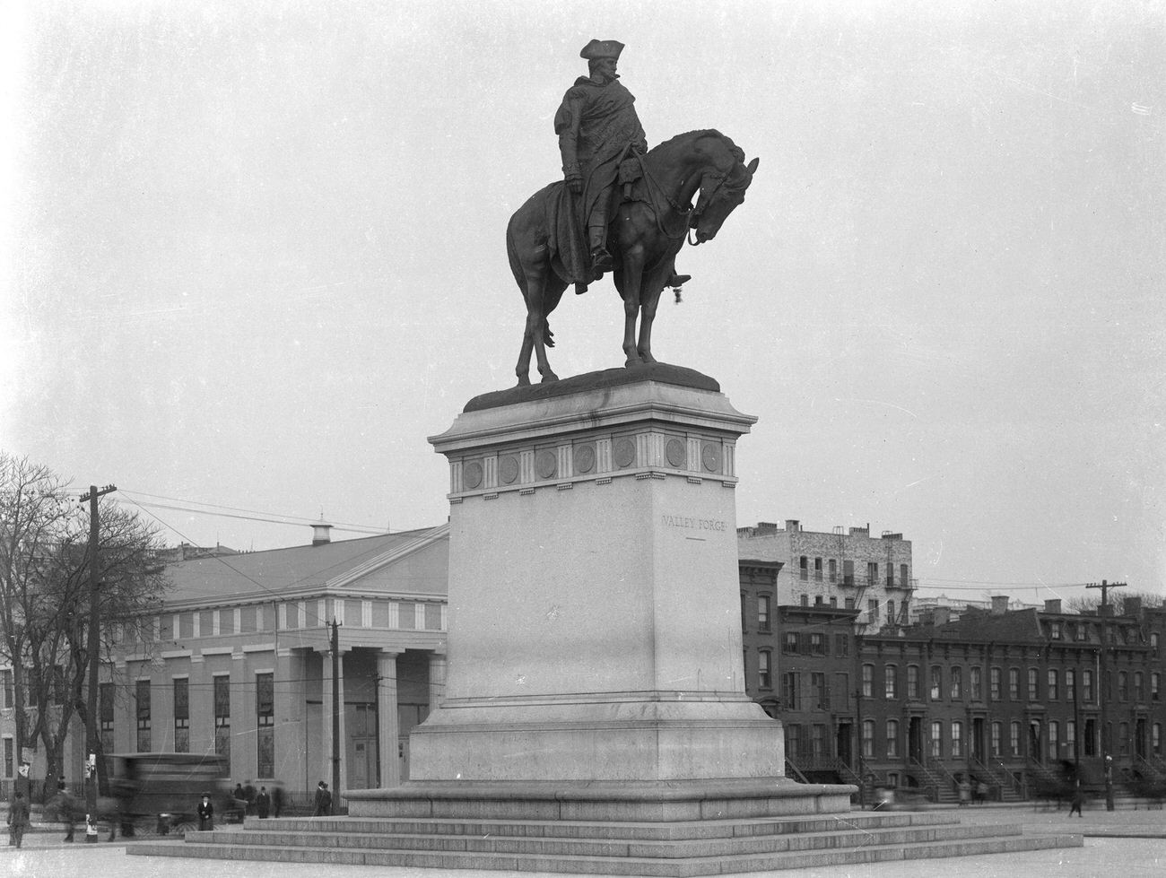 Statue Of George Washington At Continental Army Plaza, Williamsburg, Brooklyn, 1895