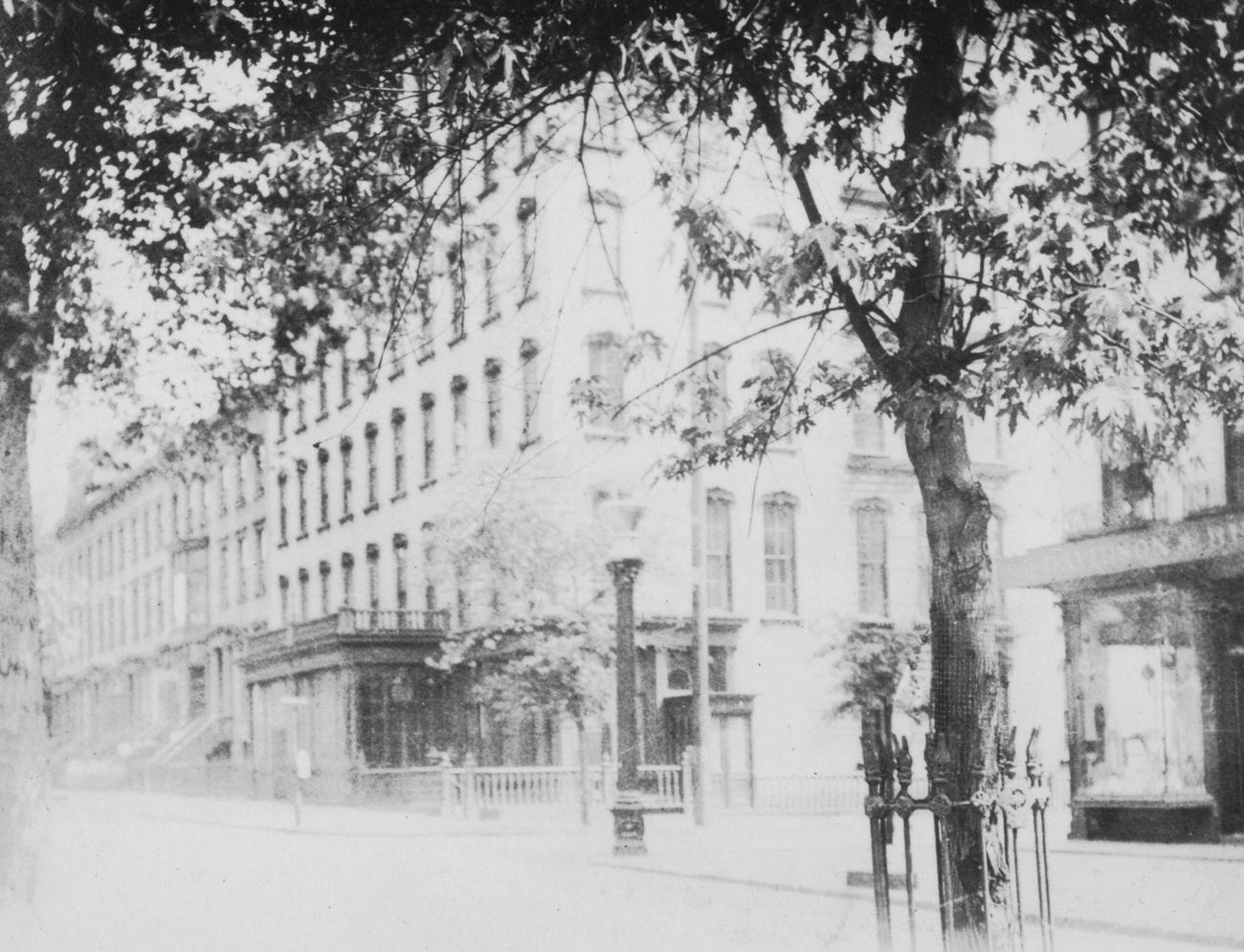 Pierrepont House Hotel At Montague And Hicks Street, Brooklyn, Late 1880S