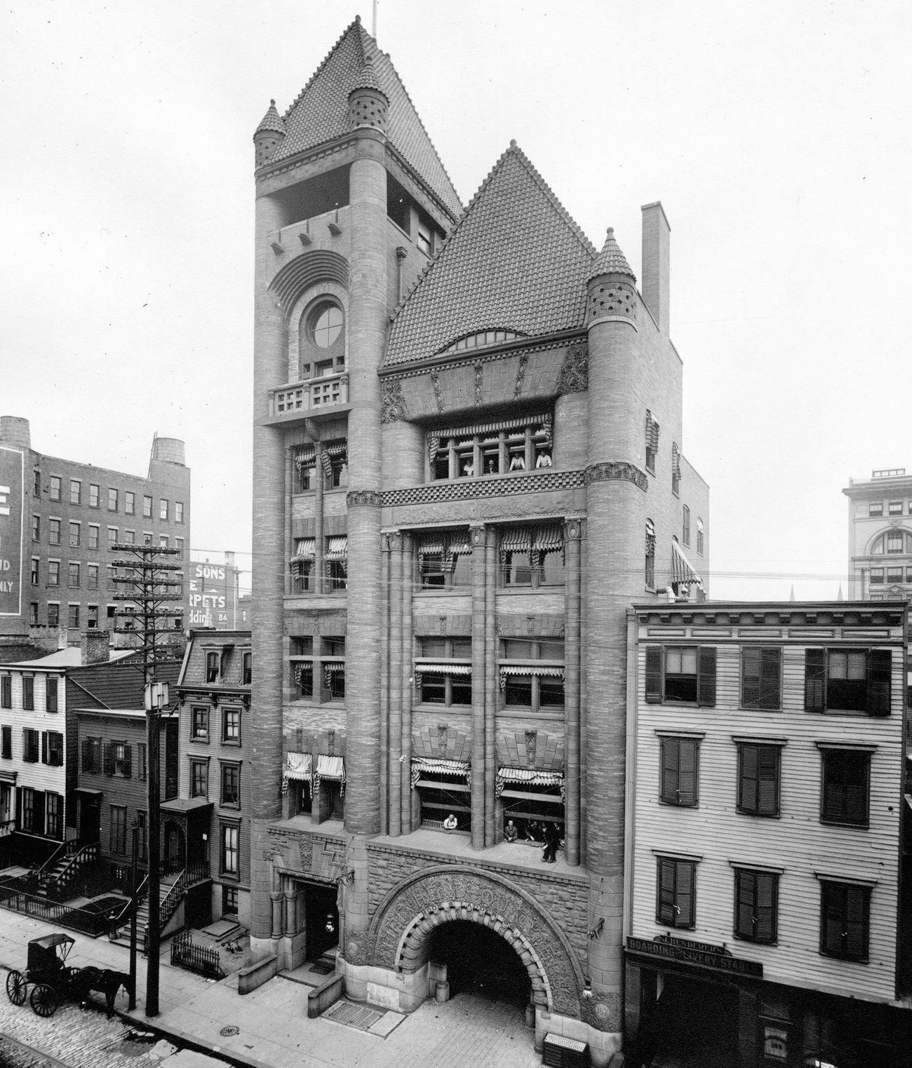 Fire Department Building On Jay Street, Brooklyn, 1895