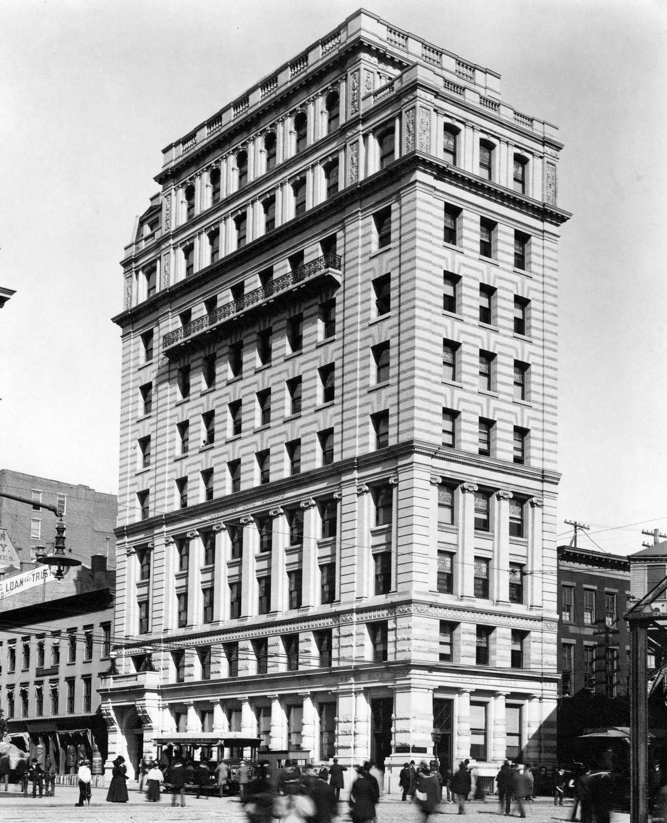 Mechanics Bank On Court Street, Brooklyn, 1895