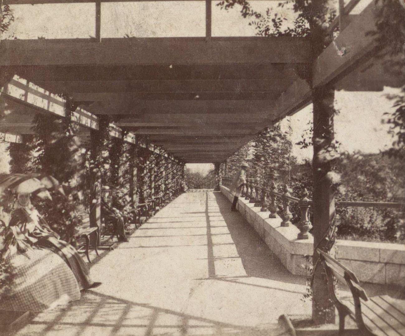 Covered Promenade In Prospect Park, Brooklyn, 1910