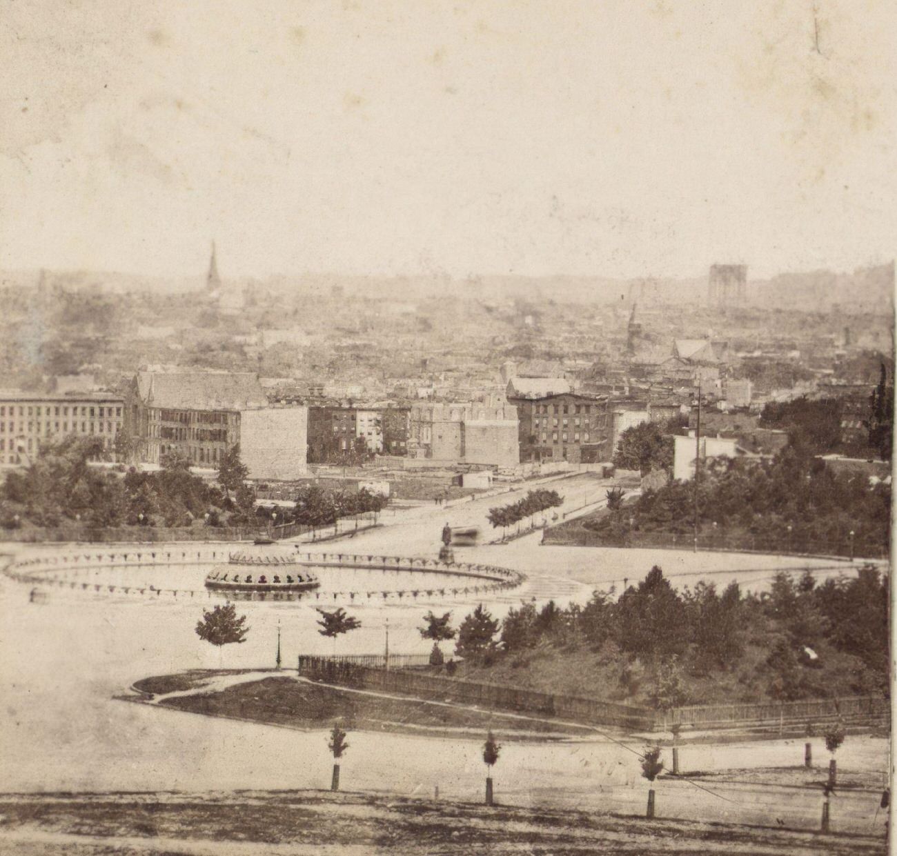 View Of Brooklyn From Prospect Park, 1910