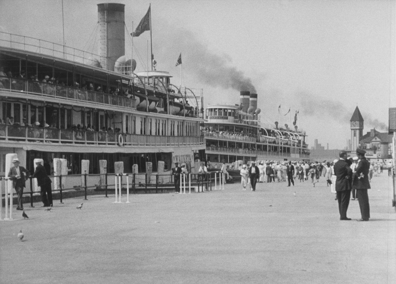 Boats To Coney Island, 1928