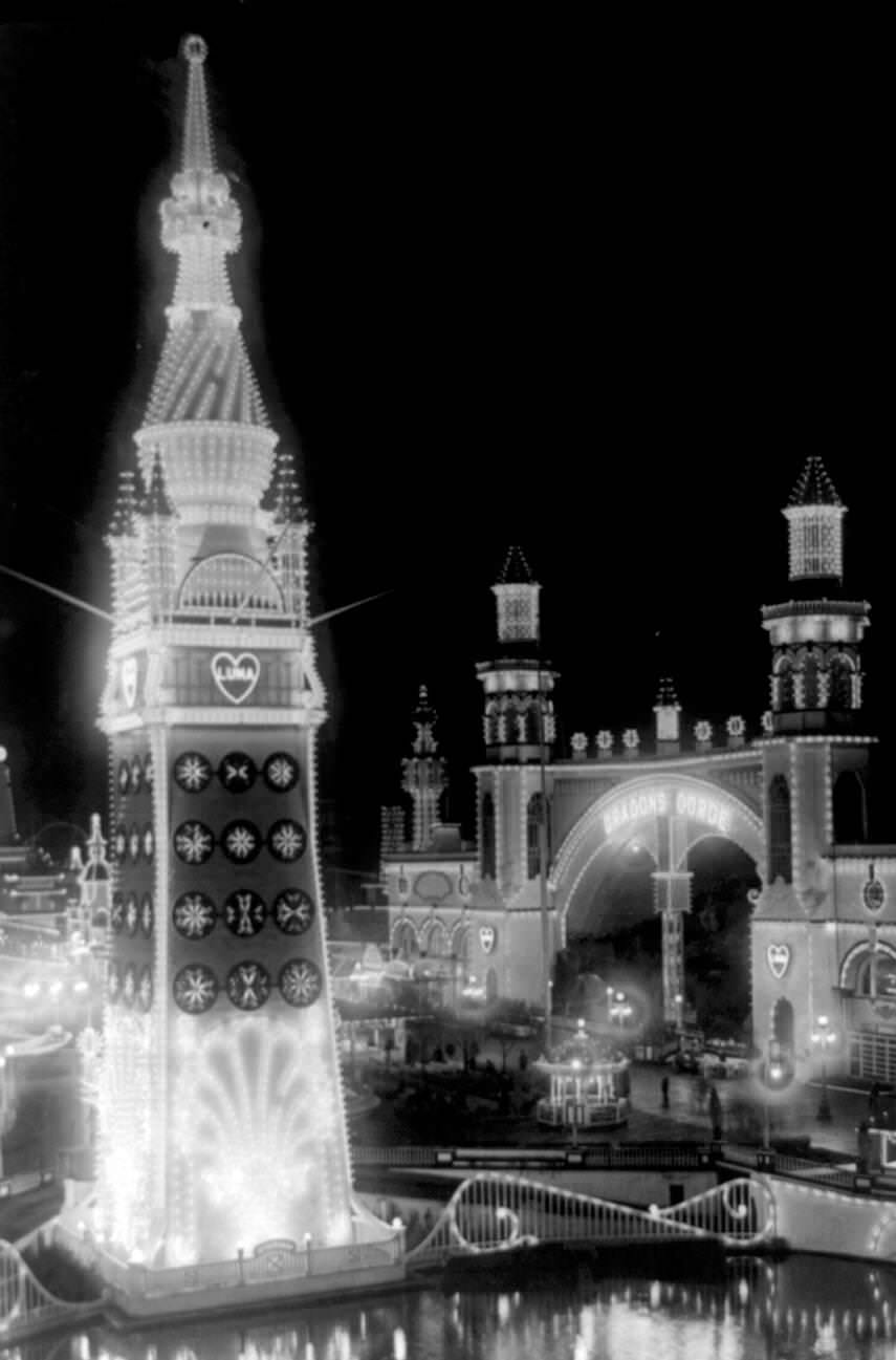 Luna Park At Coney Island At Night, Brooklyn, 1922