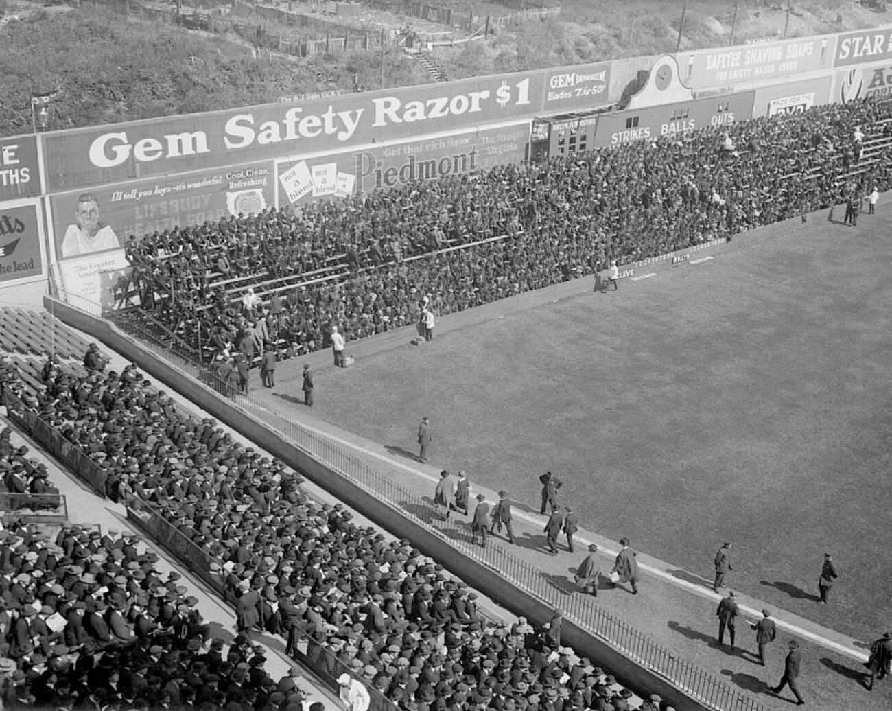 Crowd At Ebbets Field, Brooklyn, October 5, 1920.