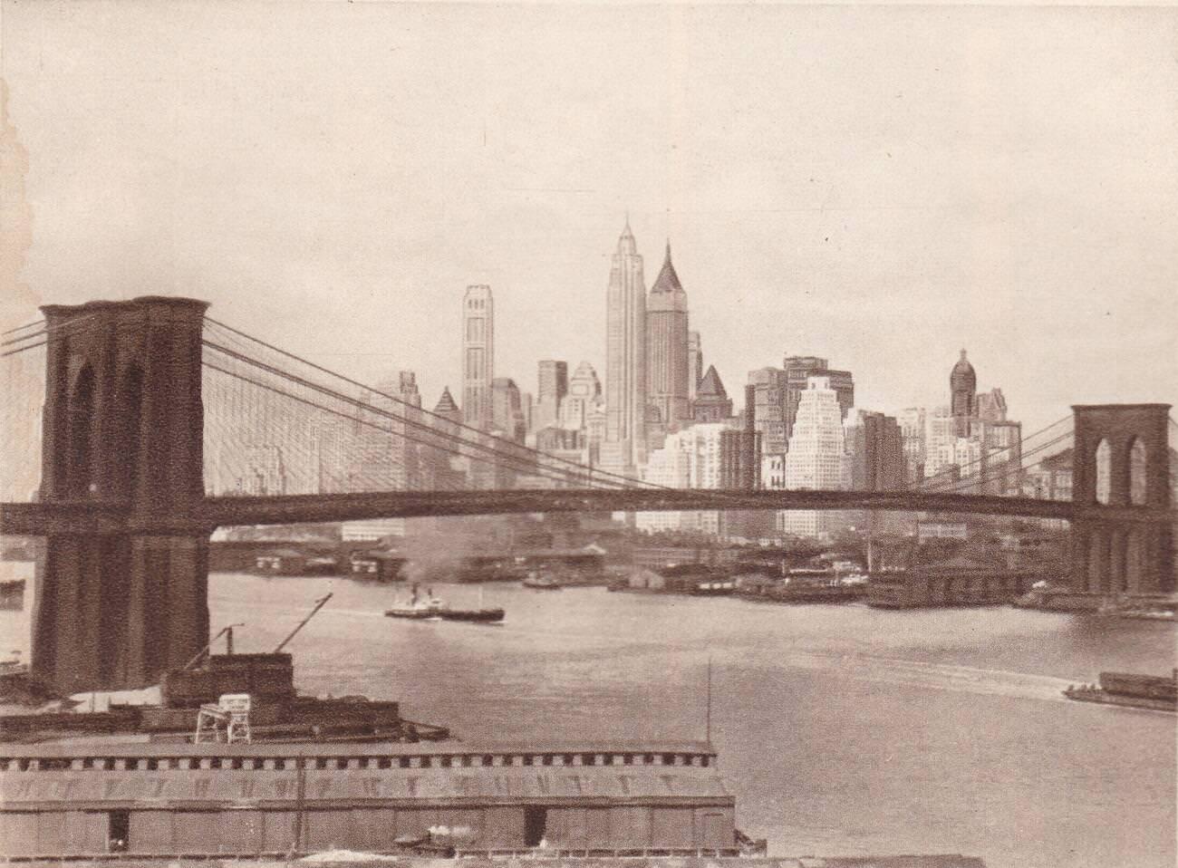 Brooklyn Bridge, 1930S