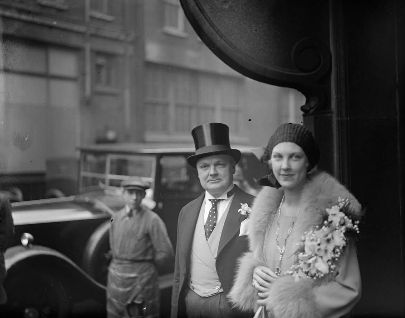 Dudley Field Malone Marries Edna Louise Johnson, Brooklyn, January 29, 1930