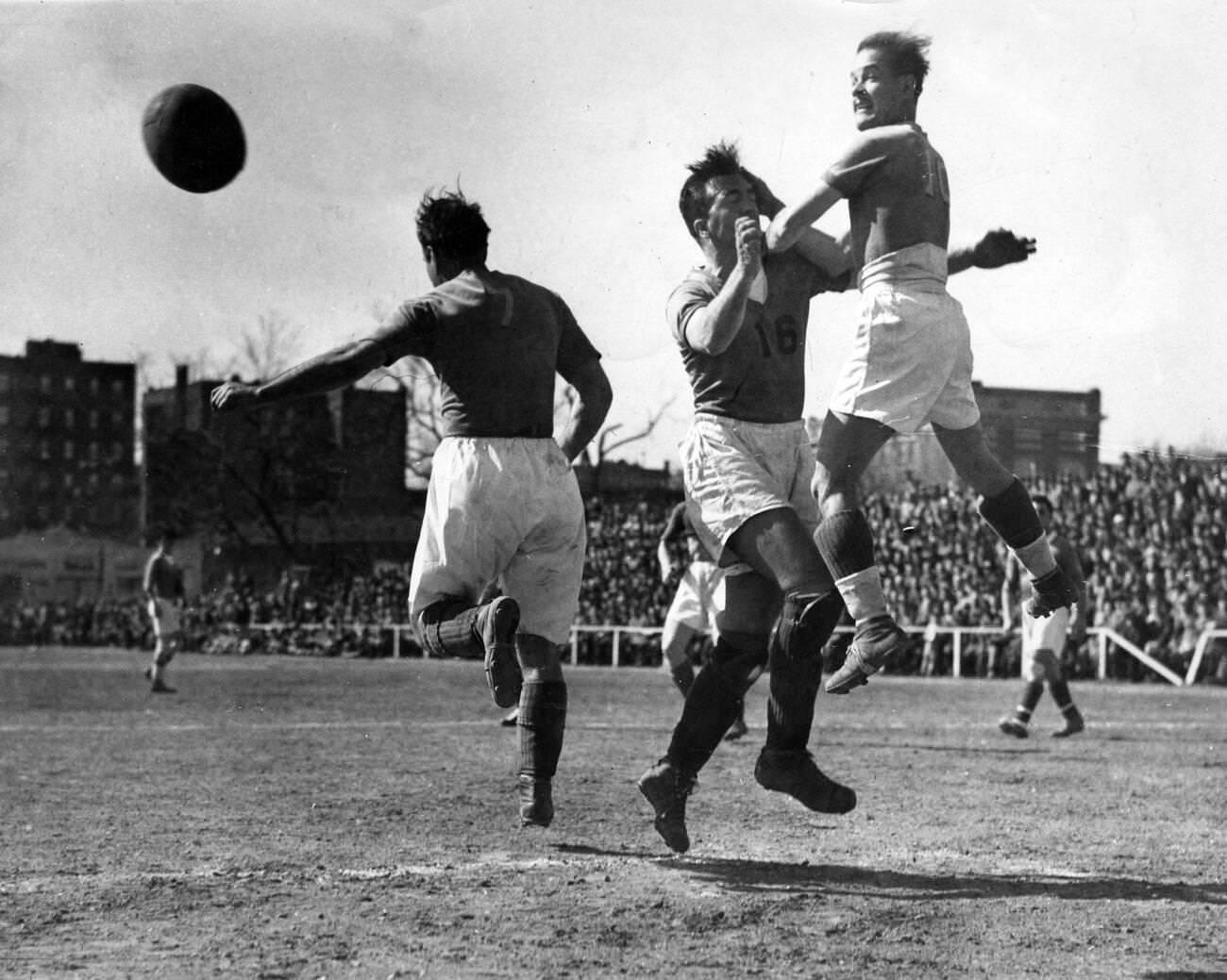 Brooklyn Vs Baltimore Soccer Match, 1948
