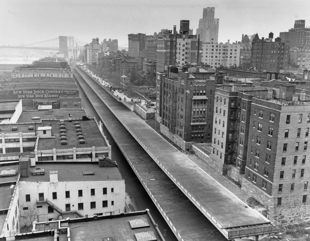 Brooklyn Heights Promenade Opening, Brooklyn, 1950.