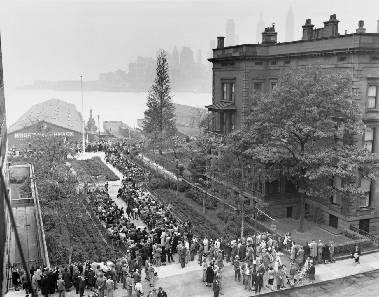 Opening Ceremony Of Brooklyn Heights Promenade, Brooklyn, 1950.