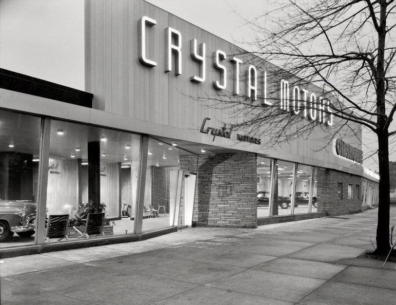 Crystal Motors, Business At 5901 Bay Parkway, Brooklyn, New York City, 1950