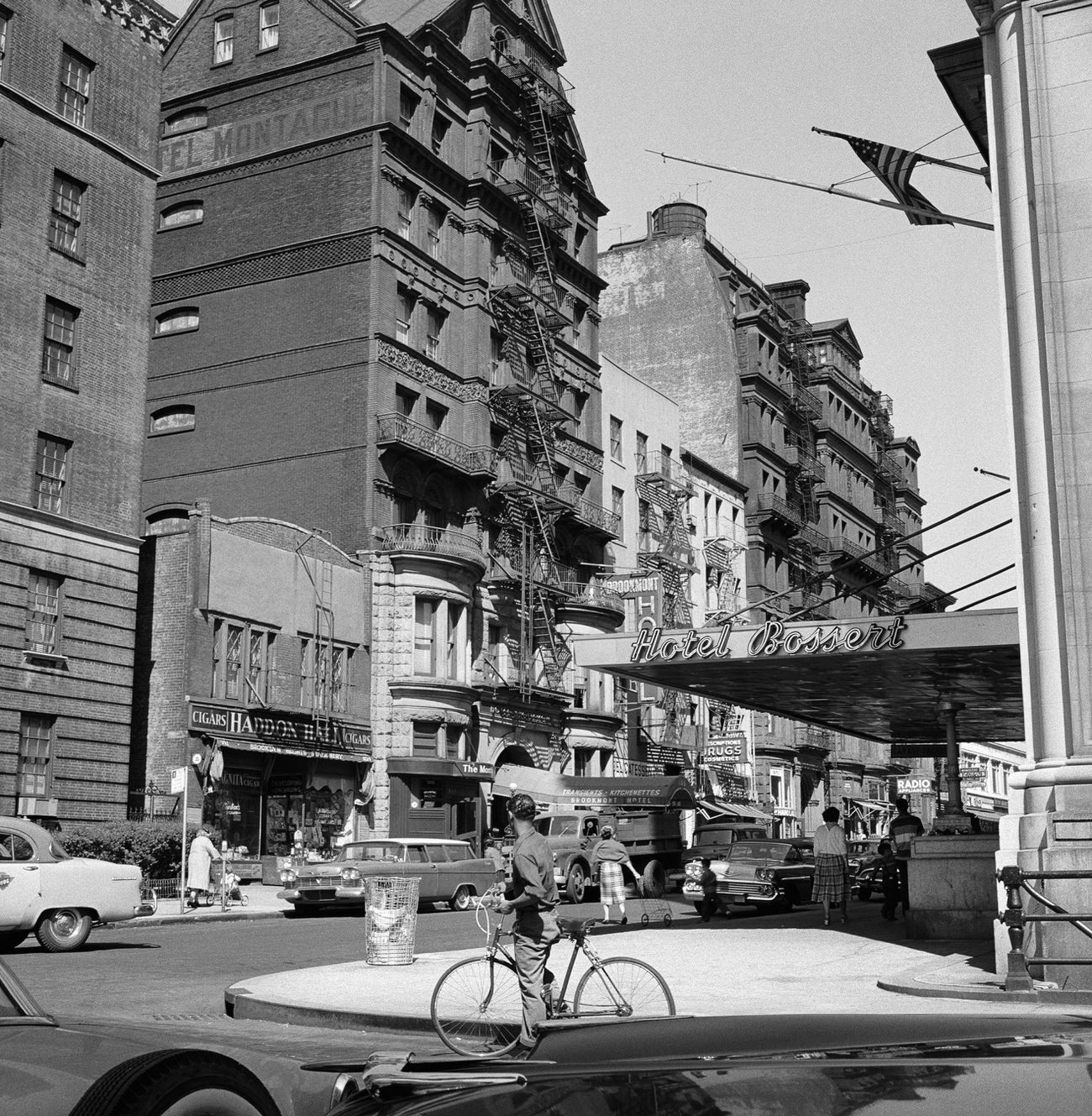 Hotel Bossert At 98 Montague Street In Brooklyn Heights, 1958.