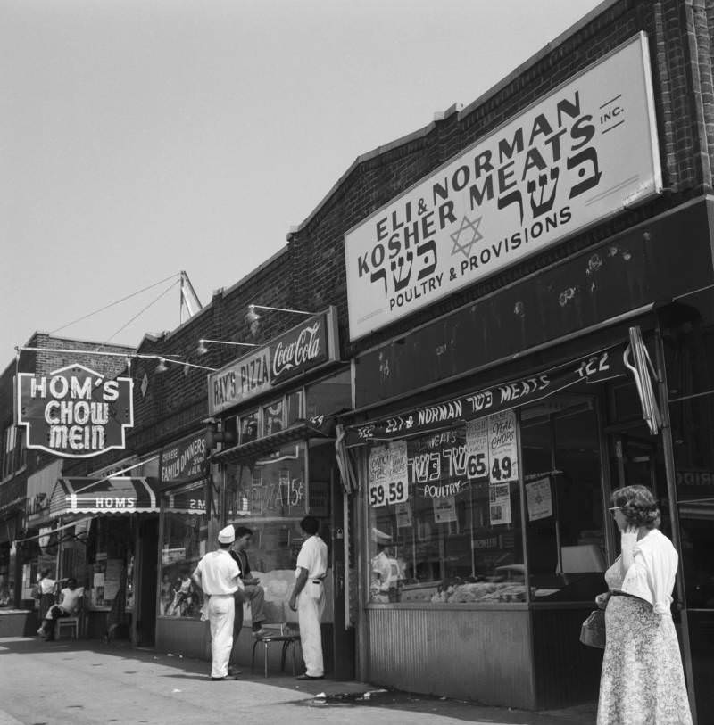 Diverse Restaurants On Avenue P And East Second Street, 1960