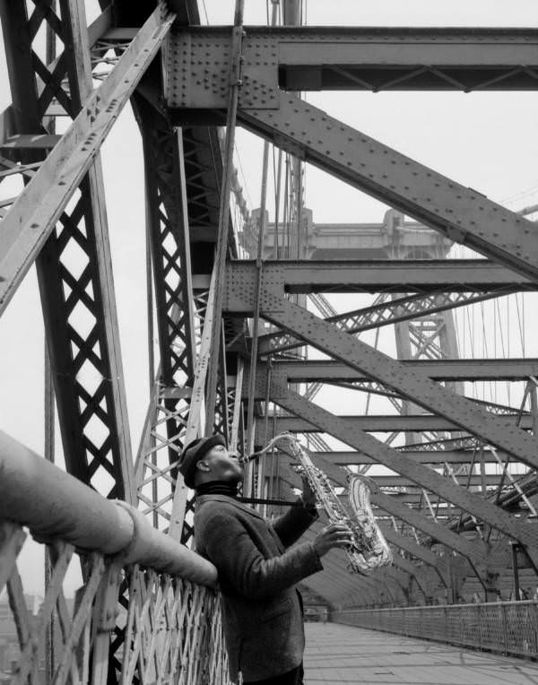 Jazz Musician Sonny Rollins On Williamsburg Bridge, 1966