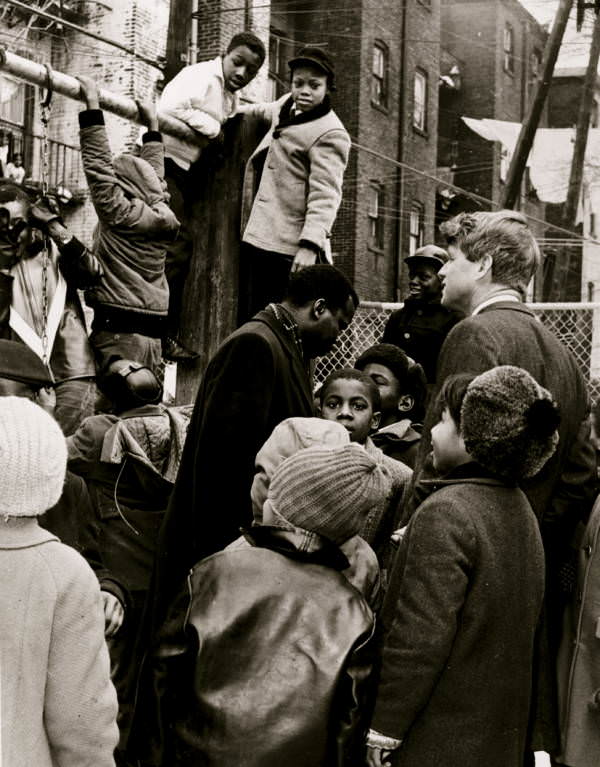 Senator Robert Kennedy With Children, 1966