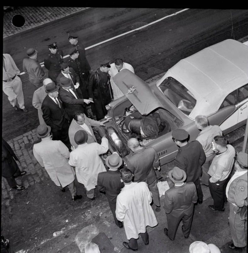 Dead Body Found In Car Trunk On 3Rd Avenue, Brooklyn, 1962