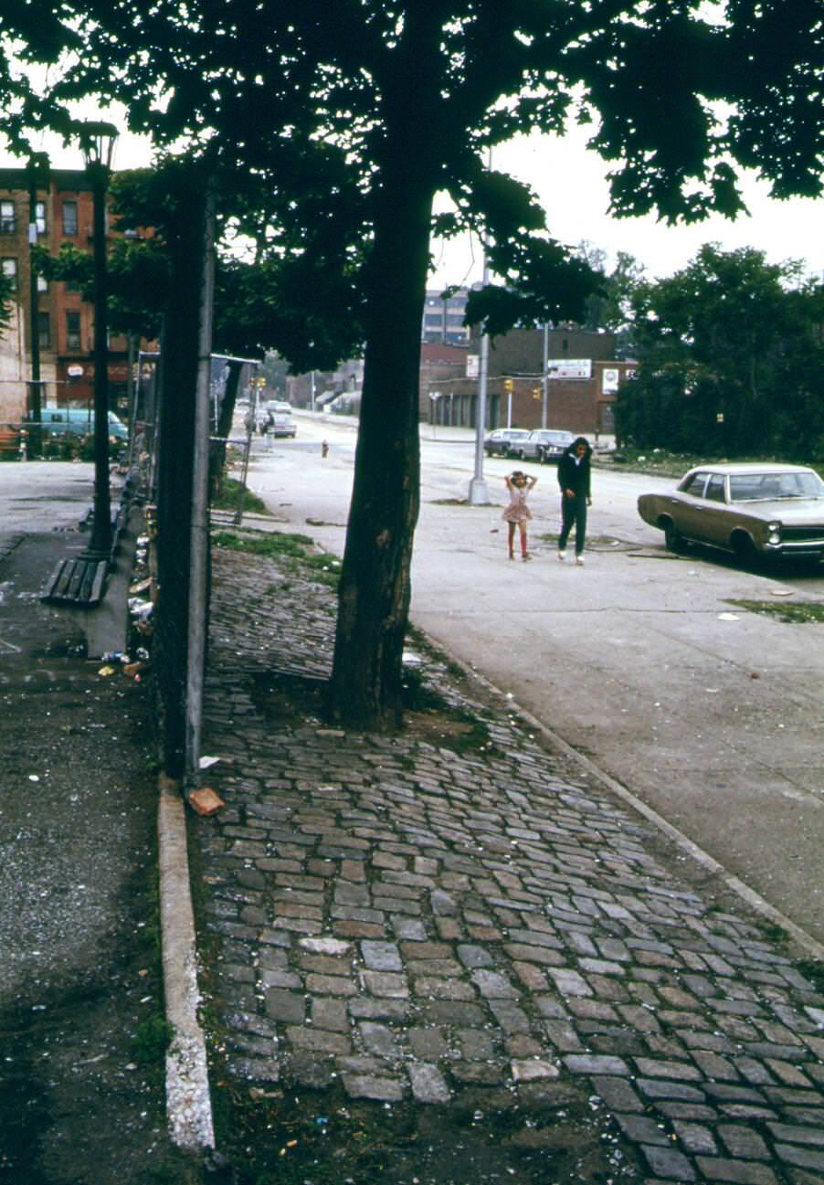 Scene Near Lynch Park In Brooklyn, 1974