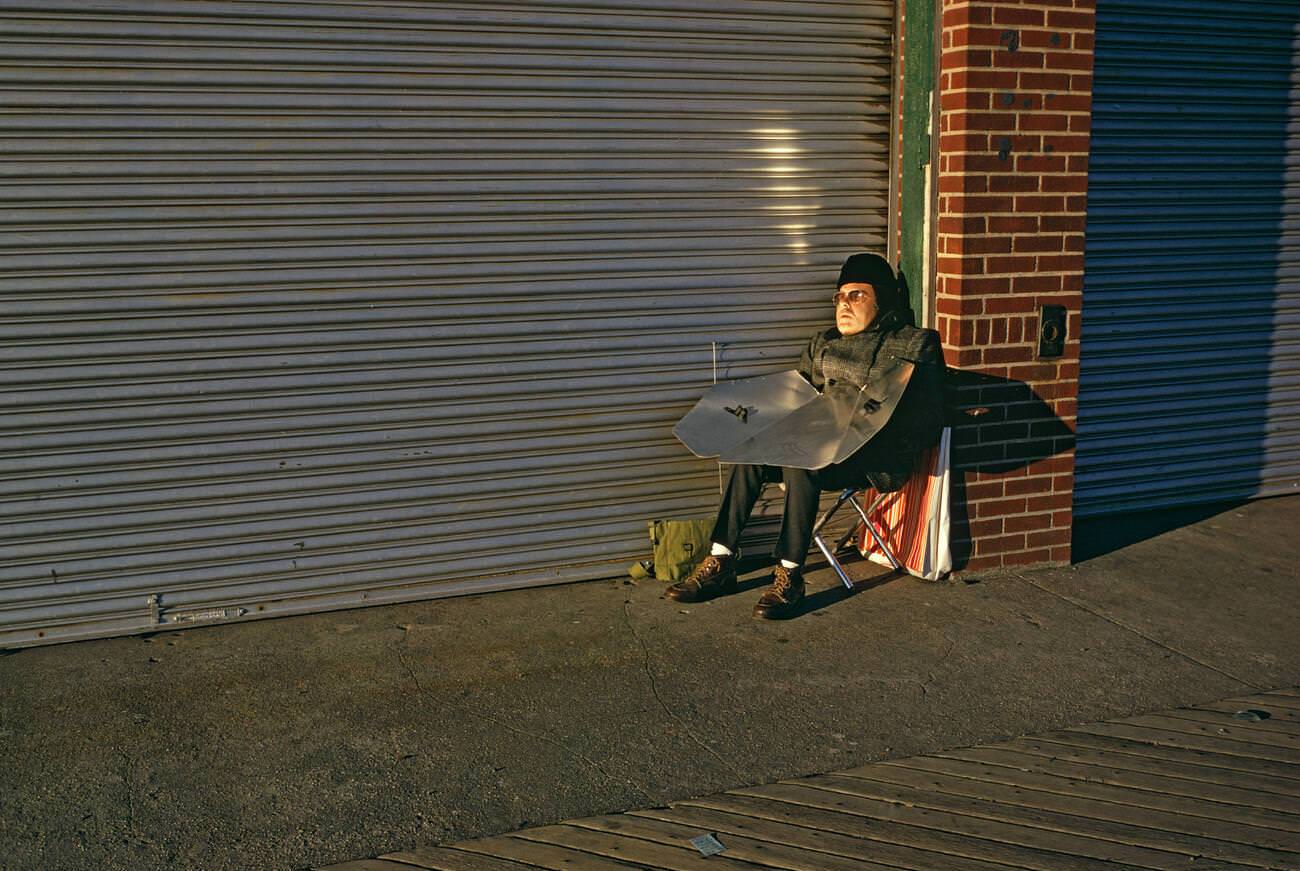 Sunbathing In Coney Island, Brooklyn, Year Unspecified.