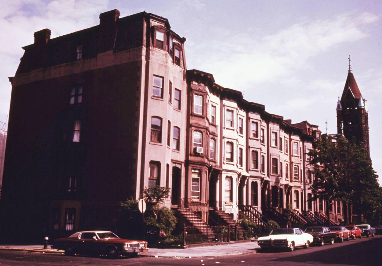 Brownstone Residences In Park Slope, Brooklyn, 1974.