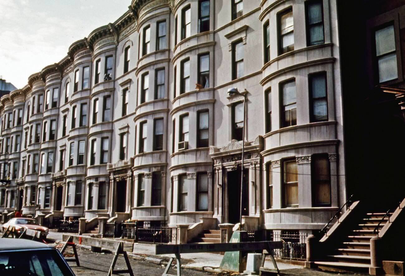 Row Houses In Brooklyn, 1974.