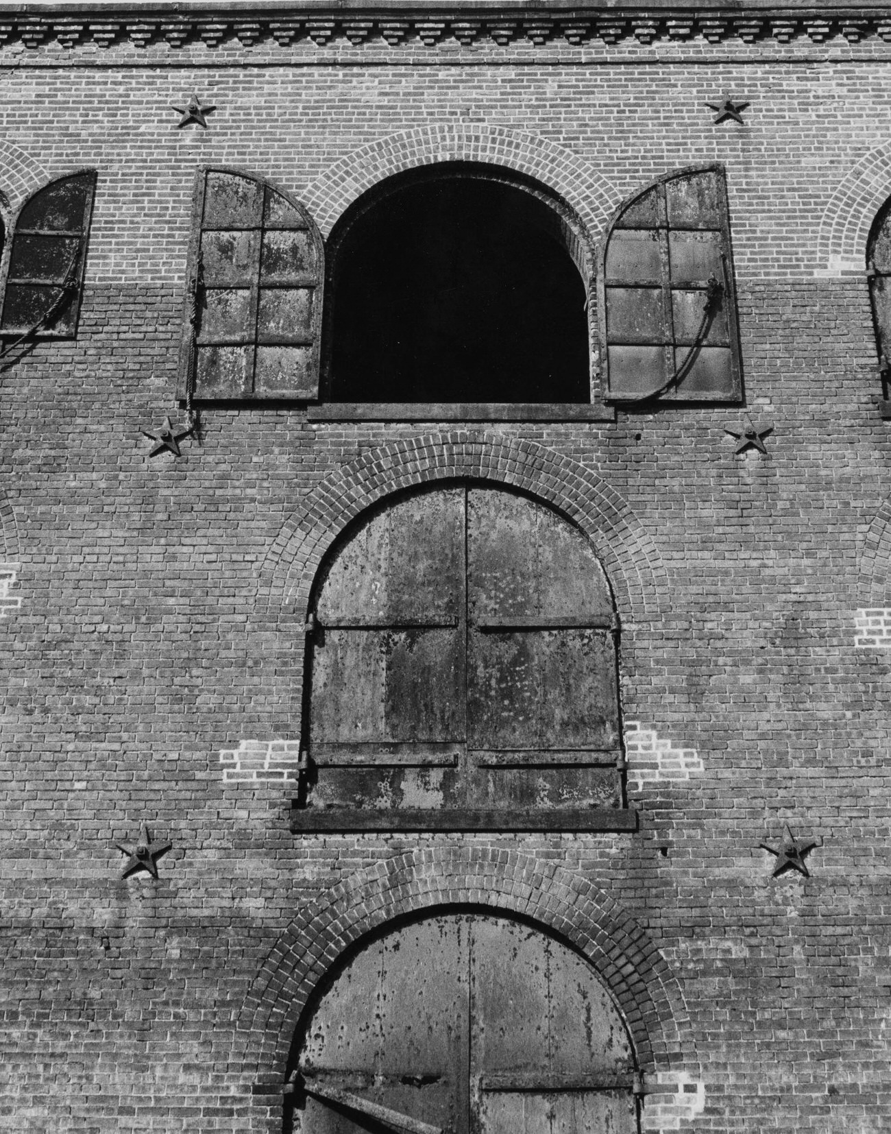 Shuttered Windows Of The Empire Stores At 53-83 Water Street, Brooklyn, 1975.
