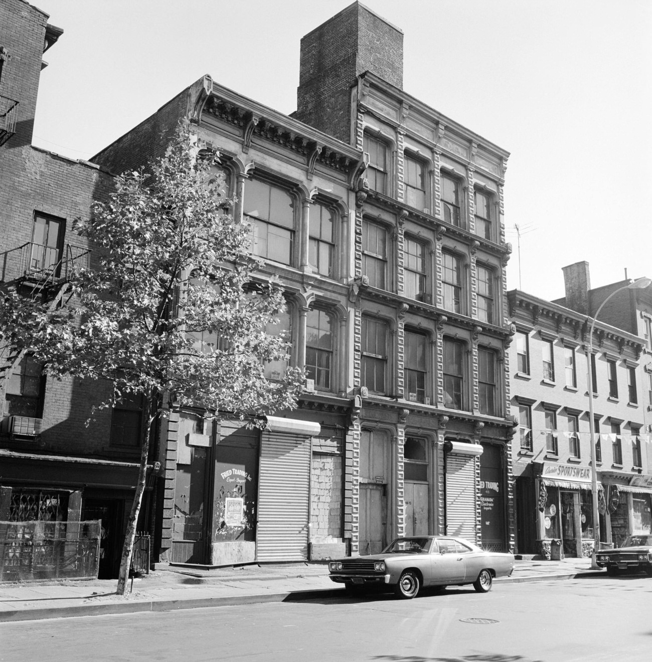 Fried Trading Building, Possibly At 411-415 Bedford Avenue, Brooklyn, 1975.