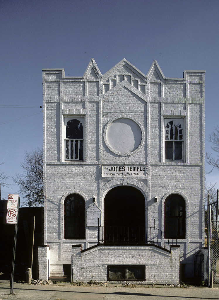 Jones Temple In East New York, Brooklyn, 1987.