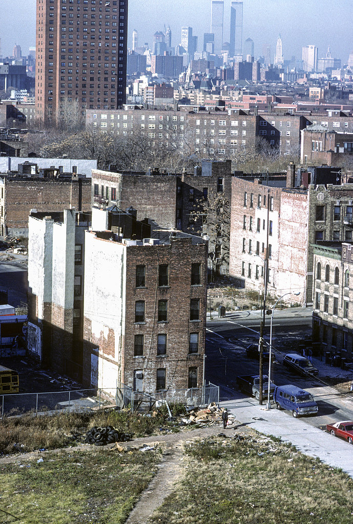 Prospect Houses View On Prospect Place, Brooklyn, 1988.