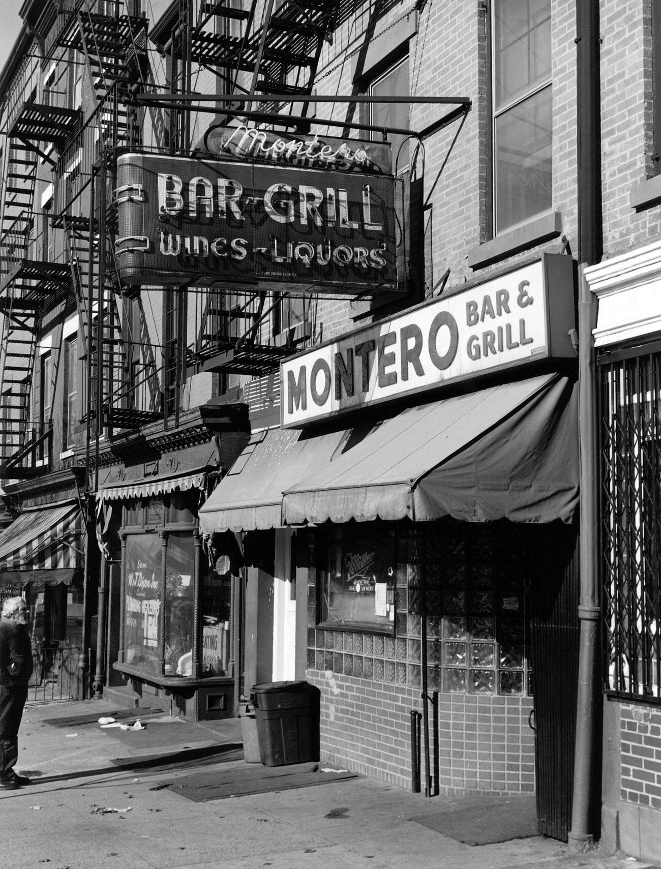 Montero Bar And Grill On Atlantic Avenue, 1985