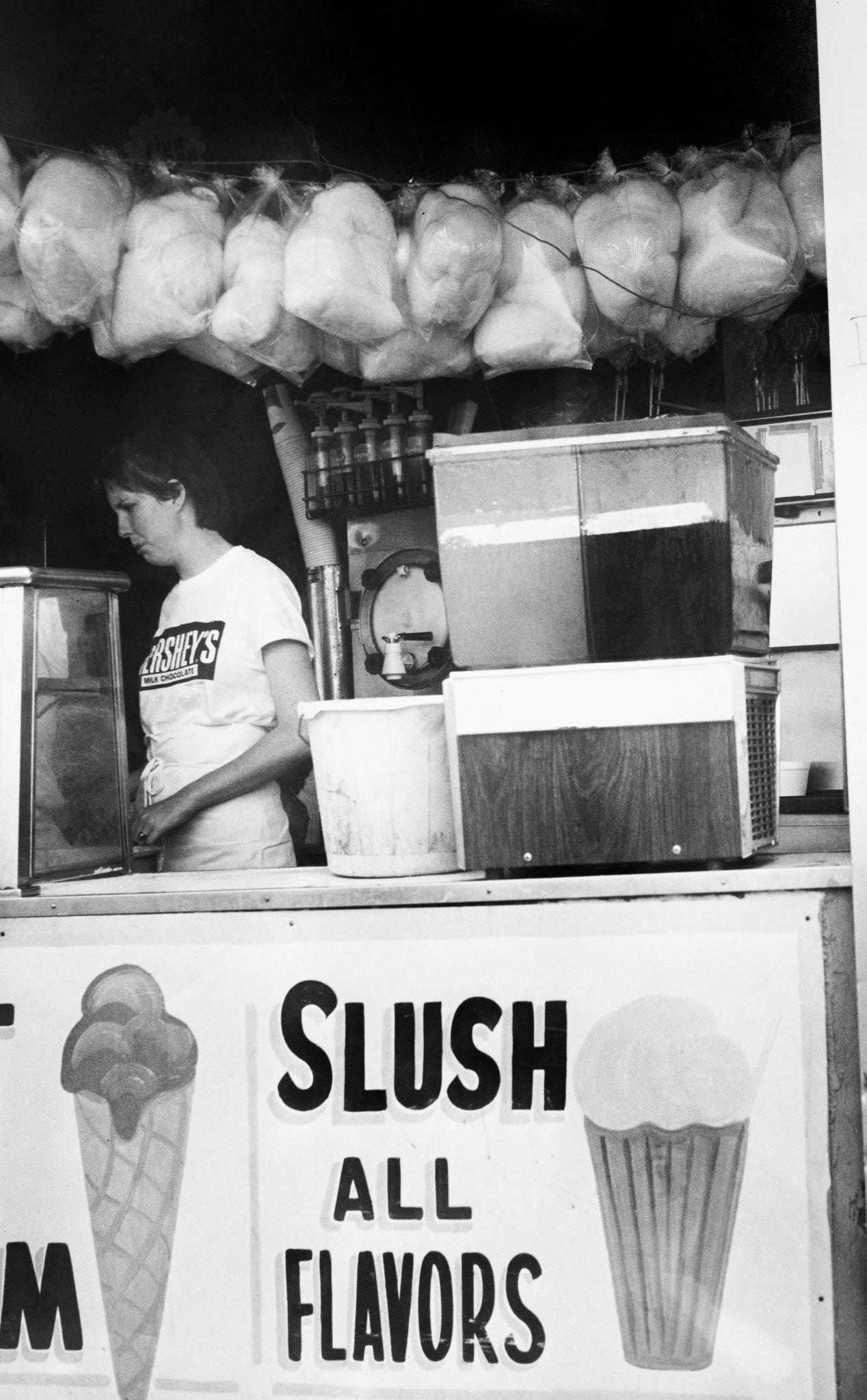 Food Stand On Coney Island Boardwalk, Brooklyn, 1982
