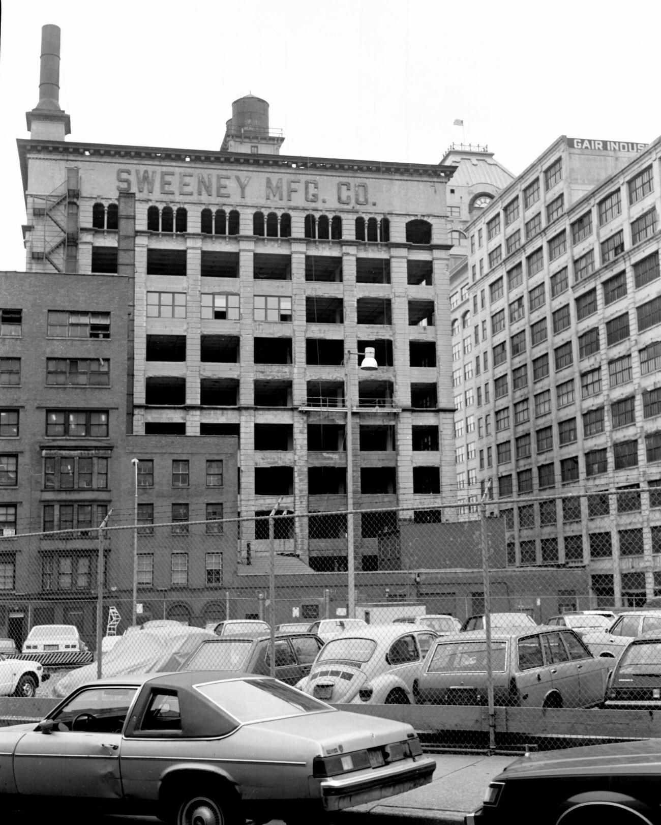 Empty Sweeney Manufacturing Company Building In Brooklyn Heights, Brooklyn.