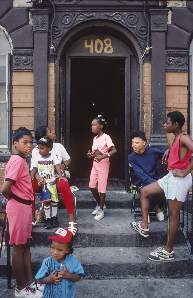 408 St. Marks Place, Brooklyn, 1991.
