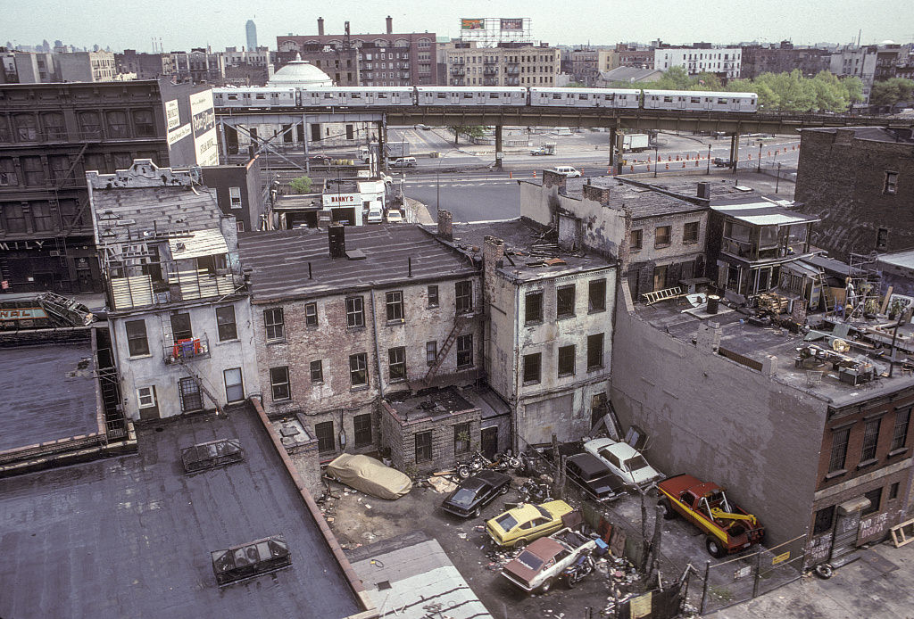View North Toward Broadway From 8Th St., Brooklyn, 1990