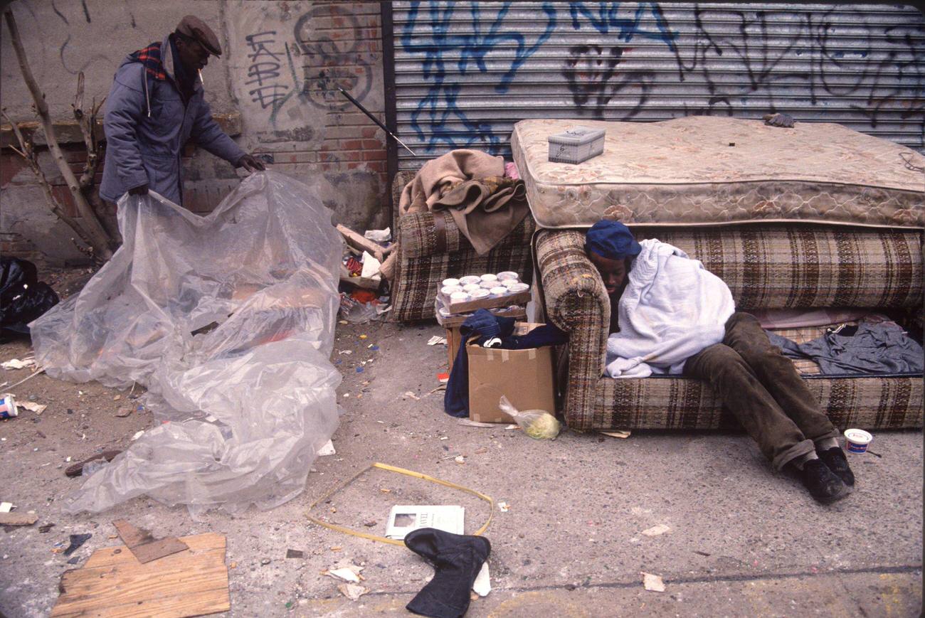 Troutman Street In Bushwick Known For Drugs And Prostitution In Brooklyn, 1991