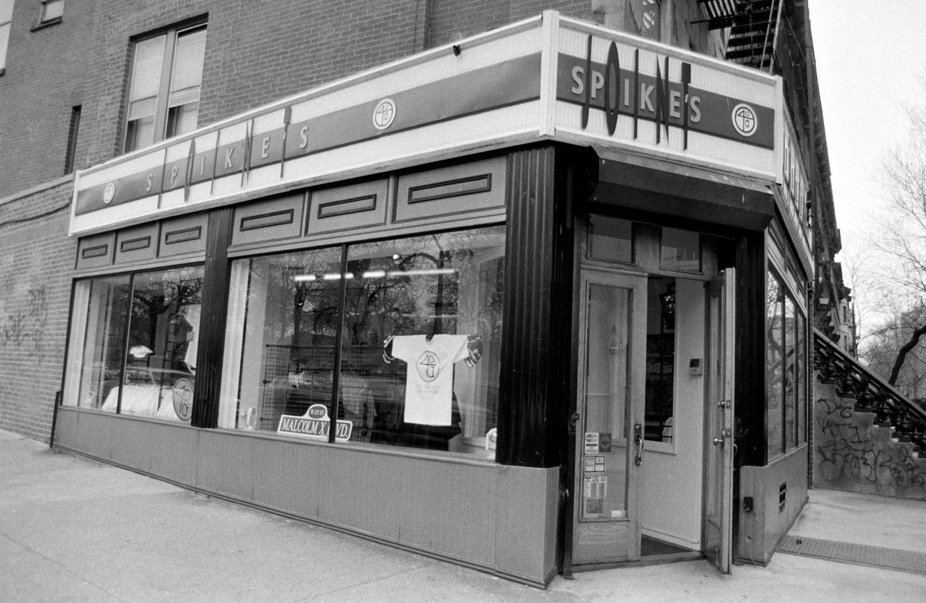 Facade Of Spike Lee'S Retail Store Spike'S Joint In Brooklyn, 1992