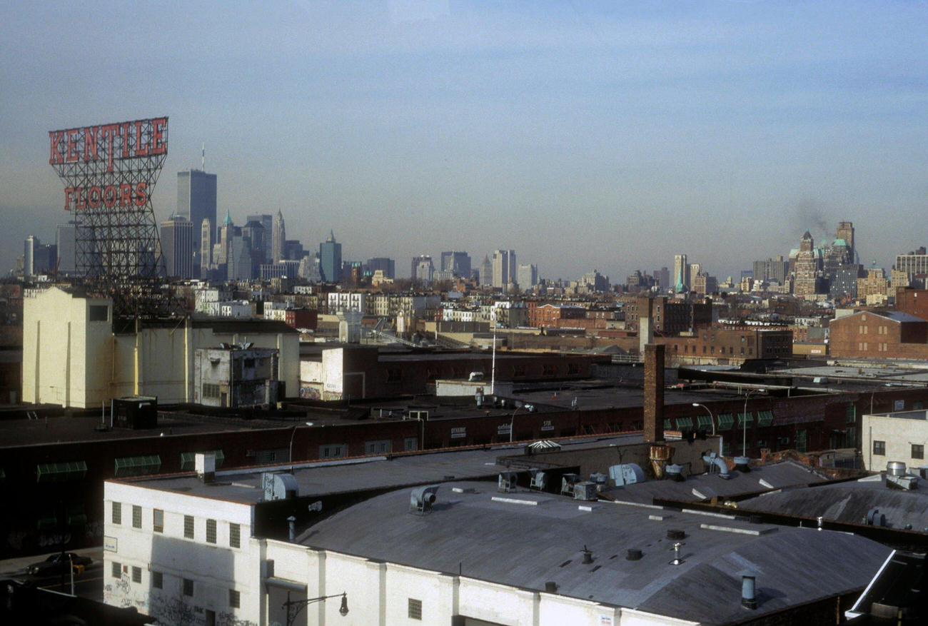 View Of World Trade Center From Gowanus Overpass, Brooklyn, 1998