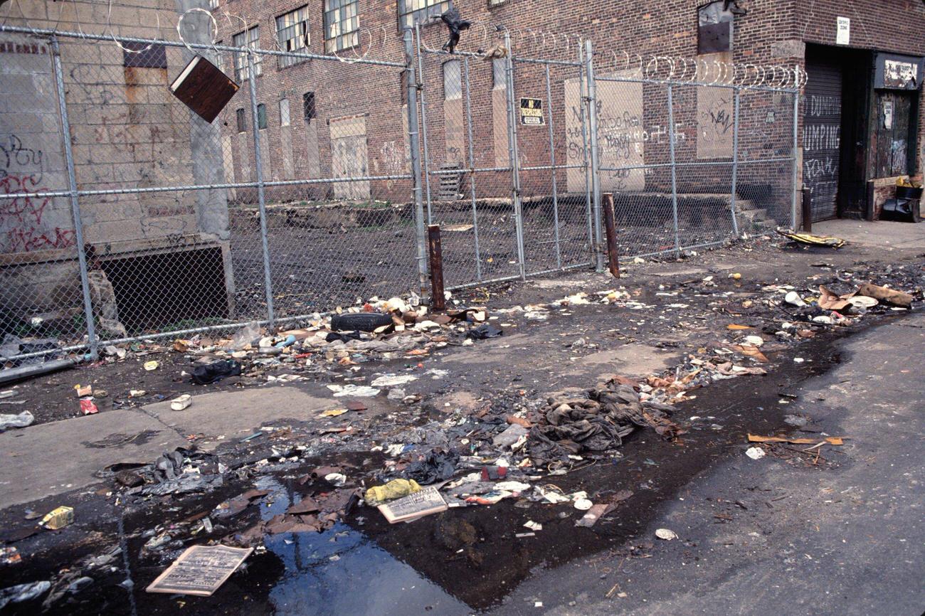 Streets Of Bushwick Filled With Drugs And Crime, 1991