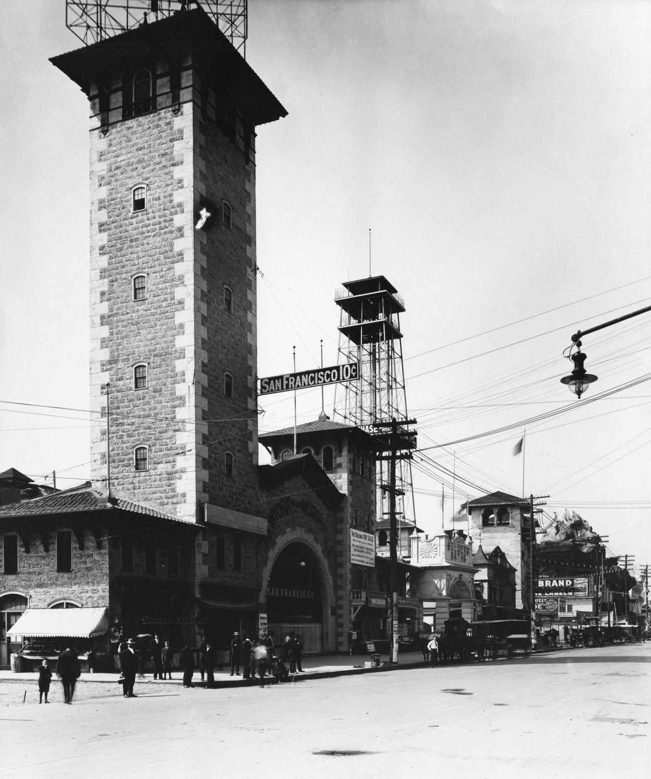 Steeplechase Tower In Coney Island, 1895