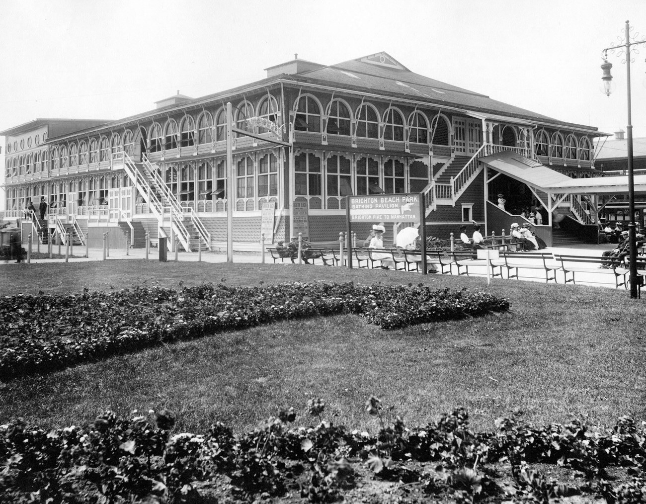 Brighton Beach Park And Bathing Pavilion, 1895