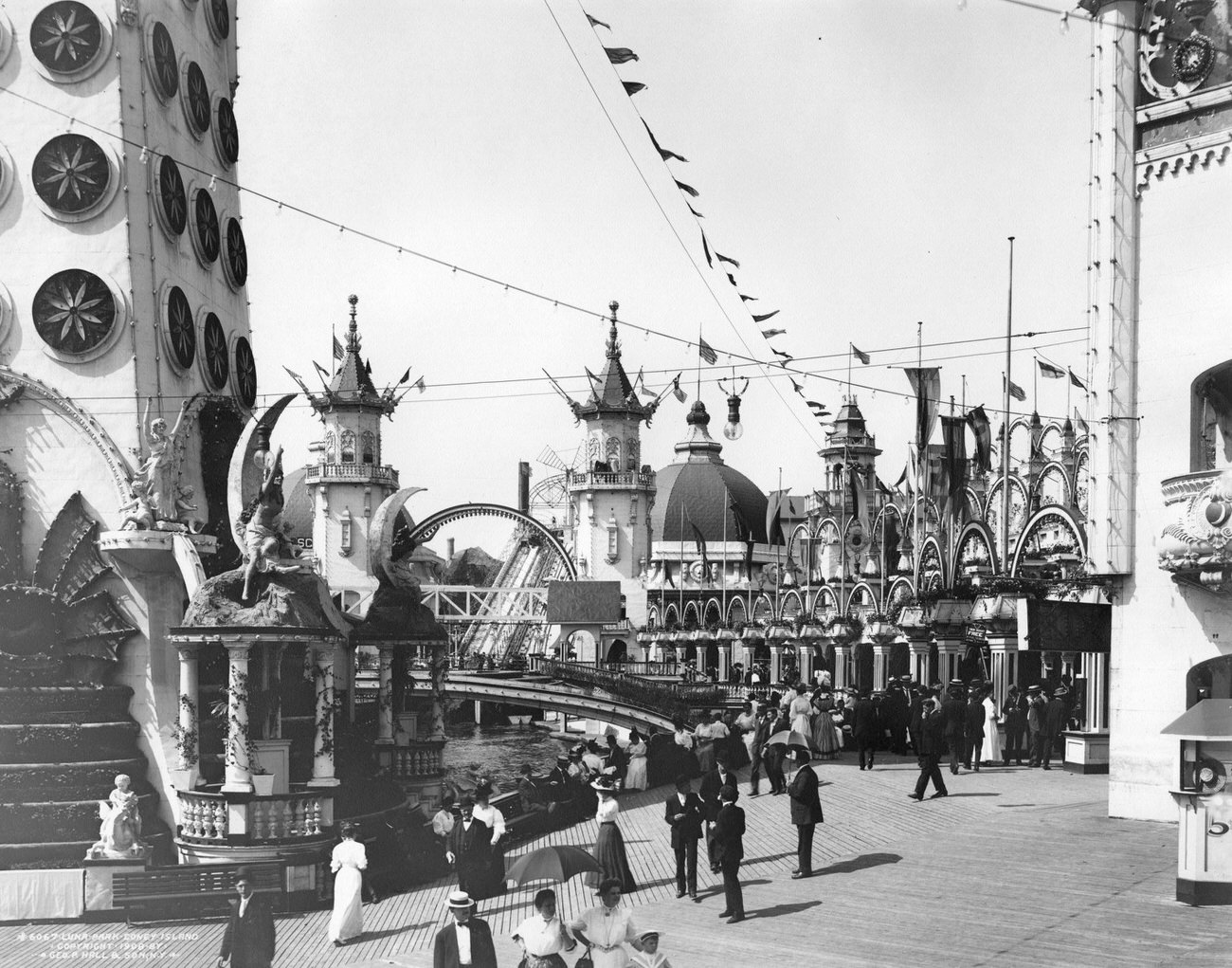 Luna Park At Coney Island, Brooklyn, 1908