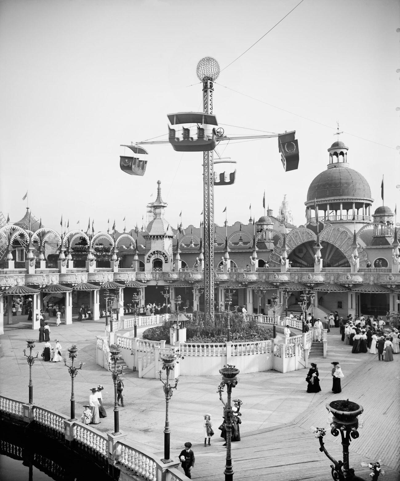 Whirl Of The Whirl Ride At Luna Park, 1905